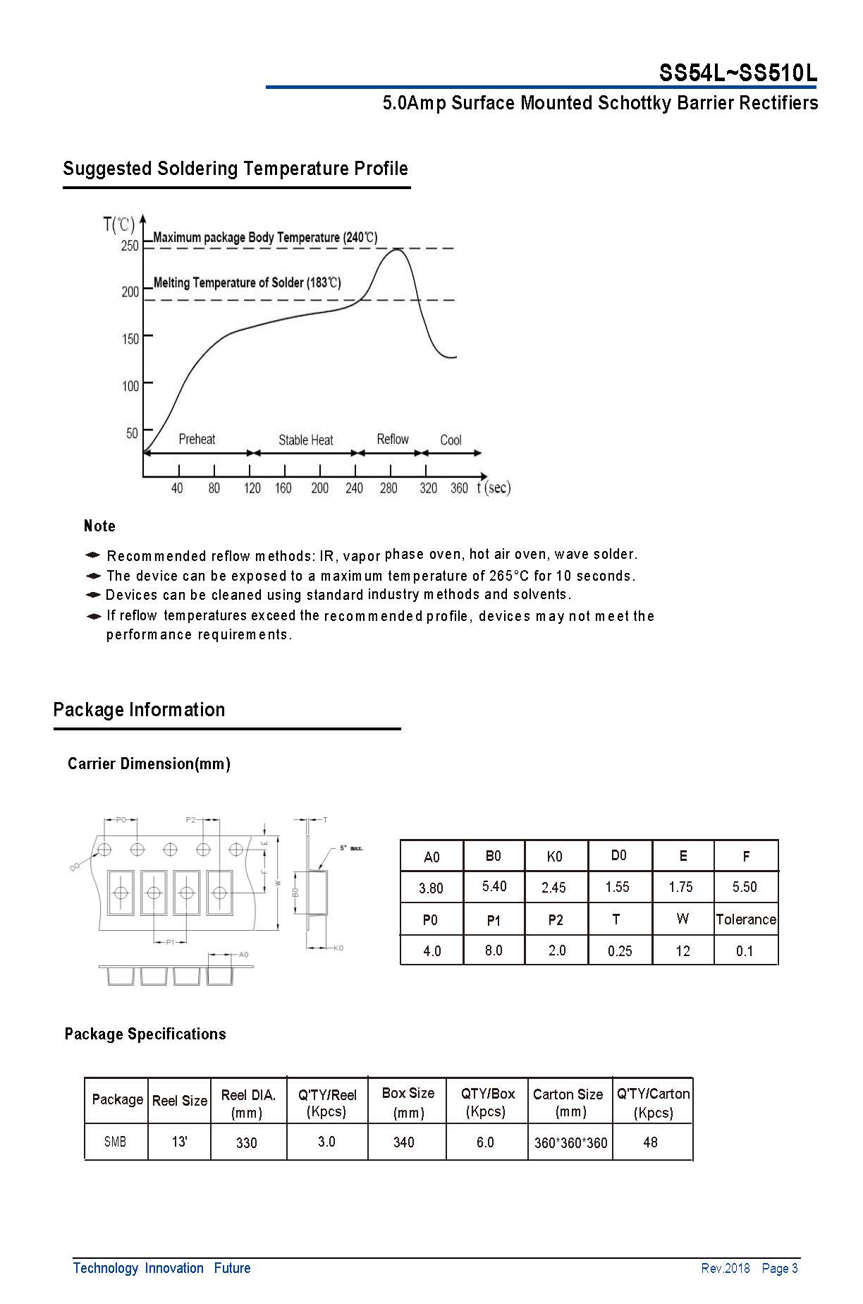 SMB 5.0A SS54LSS510L Data Sheet_页面_3