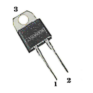 Silicon Carbide Schottky Diode G3S06008J TO-220ISO