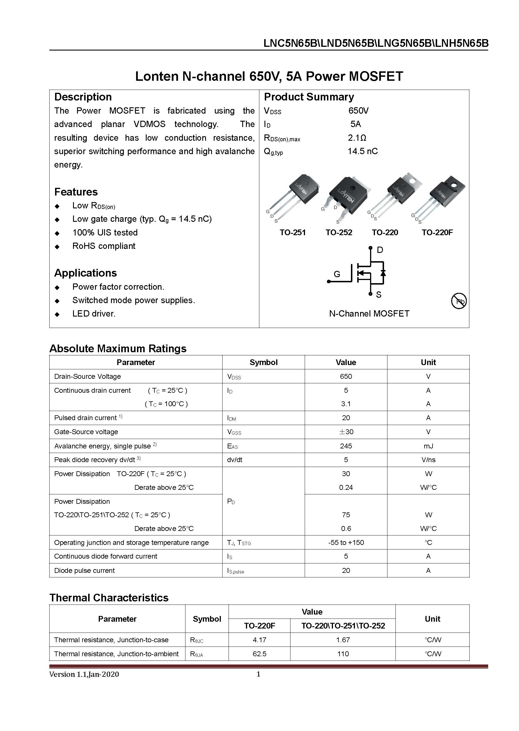 LONTEN-LND5N65B_页面_01