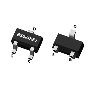 P-Channel Enhancement Mode Field Effect Transistor, VDSS: -60V, ID: -0.26A, PD: 0.27W, fetures, applications, SOT-523, BSS84KEJ