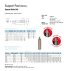 Screwed spacer sleeve / 20mm / Int.thread: M5 / Ext.thread: M5 / 248X20