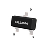 N-Channel Enhancement Mode Field Effect Transistor, VDSS: 20V, ID: 4.5A, PD: 1W, fetures, applications, SOT-23, YJL2300A