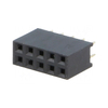 Socket / pin strips / female / PIN: 10 / straight / 2.54mm / THT / 2x5 / 3A / DS1023-2*5S21