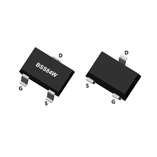 P-Channel Enhancement Mode Field Effect Transistor, VDSS: -60V, ID: -0.17A, PD: 0.15W, fetures, applications, SOT-323, BSS84W