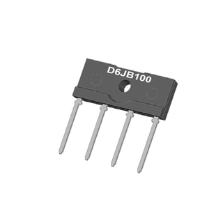 UL recognition Bridge Rectifiers, VRM: 1000V, Io: 6A, IFSM: 150A, fetures, applications, JB, D6JB05 THRU D6JB100