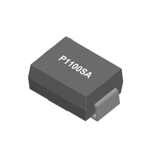 90V/800mA, Thyristor Surge Suppressors, DO-214AA (SMB), P1100SA