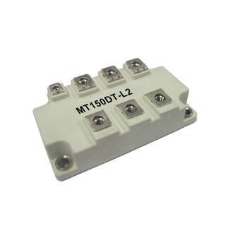 Three Phase Bridge+ Thyristor VRRM/VDRM=800 to1800V VRSM=900V to 1900V IFAV / ITAV=150A fetures applications MT150DT-L2