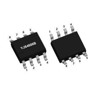 N-Channel and P-Channel Complementary MOSFET, VDSS: 30/-30V, ID: 7/-5A, PD: 2/2W, fetures, applications, SOP-8, YJS4606B