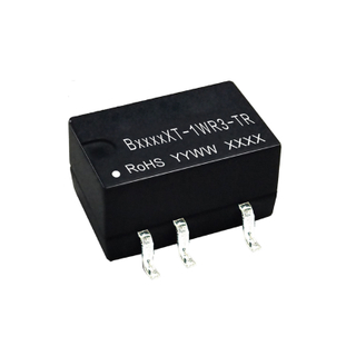 1W isolated DC-DC converter, Fixed input voltage, unregulated single output, B2412XT-1WR3-TR