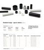 Spacer sleeve / cylindrical / polyamide / L: 20mm / Øout: 10mm / black / 3810/6.2X20