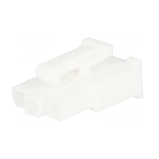 Raster signal connectors 4,20mm / Plug; wire-wire/PCB / female / Mini-Fit Jr / 4.2mm / PIN: 3 / for cable / 39014031