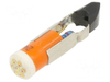 LED lamp orange: T5 / 5K / 24VDC / -20&amp;divide;60&amp;deg;C / Mat: plastic 15041358