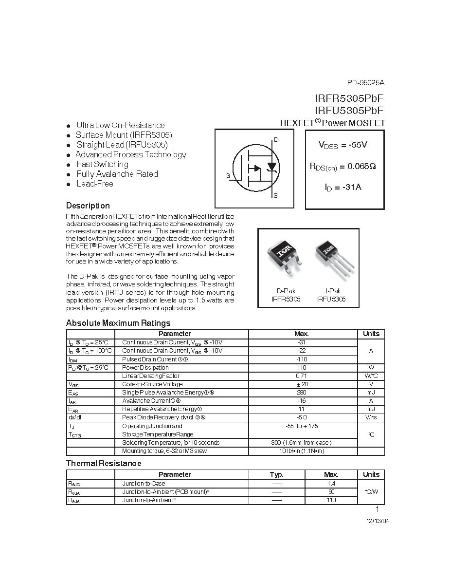irfr5305pbf-1_页面_1
