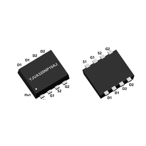 100V/-100V 1A/-0.9A N-Channel and P-Channel Complementary Mosfet in Pdfn3030-8L Package Yjua320np10aj