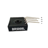 Bridge Rectifiers, VRM: 800V, Io: 50A, IFSM: 500A, fetures, applications, BR-L, BR50005L THRU BR5010L