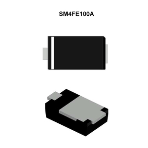 400W Surface Mount Transient Voltage Suppressor, SOD-123HE, SM4FE100A