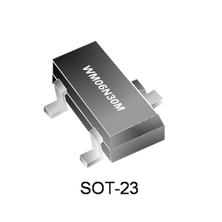 N-Channel Enhancement MOSFET, VDS: 60V, ID: 3A, VGS: 1V, fetures, applications, SOT-23, WM06N30M