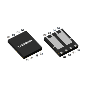 N-Channel and P-Channel Complementary MOSFET, VDSS: 60/-60V, ID: 20/-20A, PD: 35/50W, fetures, applications, DFN5060-8L, YJG20NP06A