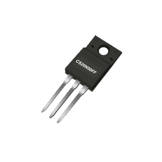 500V N-Channel Super Junction MOSFET, TO-220F-3, CS20N50FF