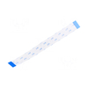 FFC cable / Cores: 24 / Cable ph: 0.5mm / contacts on the same side / 05-24-A-0127-A-4-06-4-T