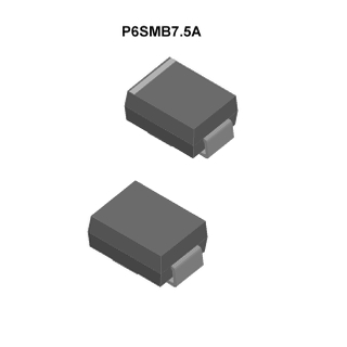 600W Surface Mount Transient Voltage Suppressors, SMB, P6SMB7.5A