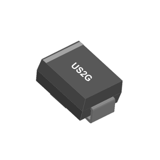 400V/2A Surface Mount High Efficient Rectifier, DO-214AA (SMB), US2G