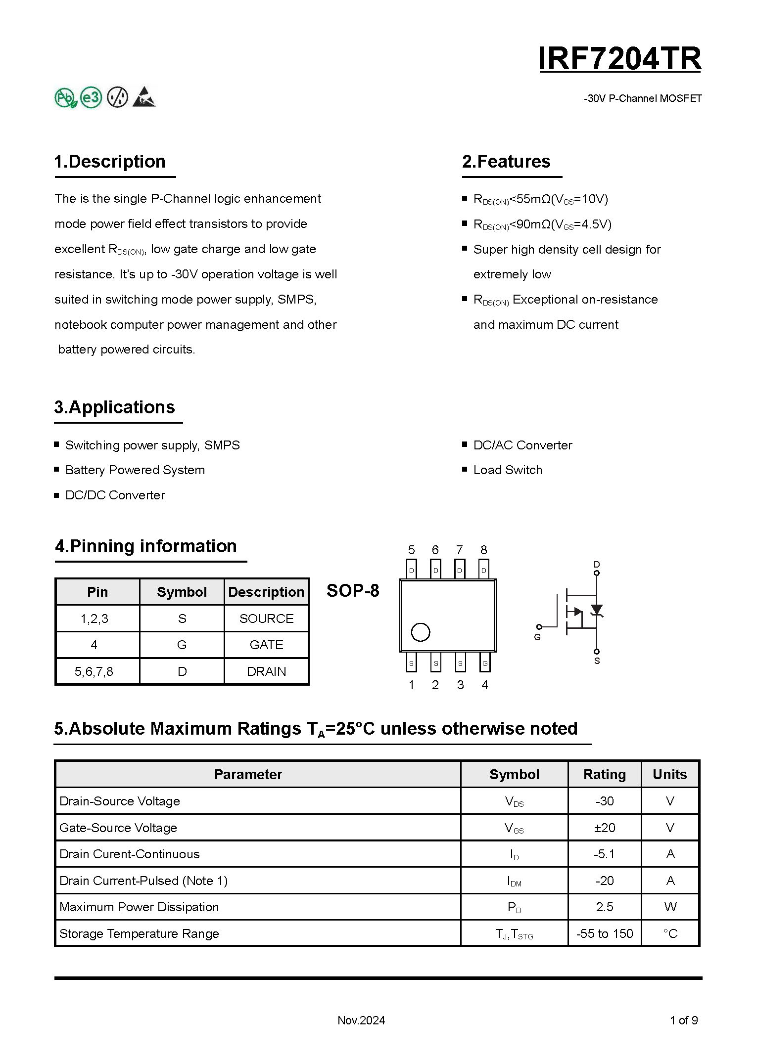 IRF7204TR-1_页面_1