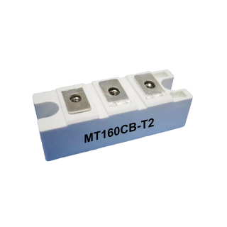 Thyristor/Diode Modules VRRM/VDRM=800 to1800V VRSM=900V to 1900V IFAV / ITAV=160A fetures applications MT160CB-T2